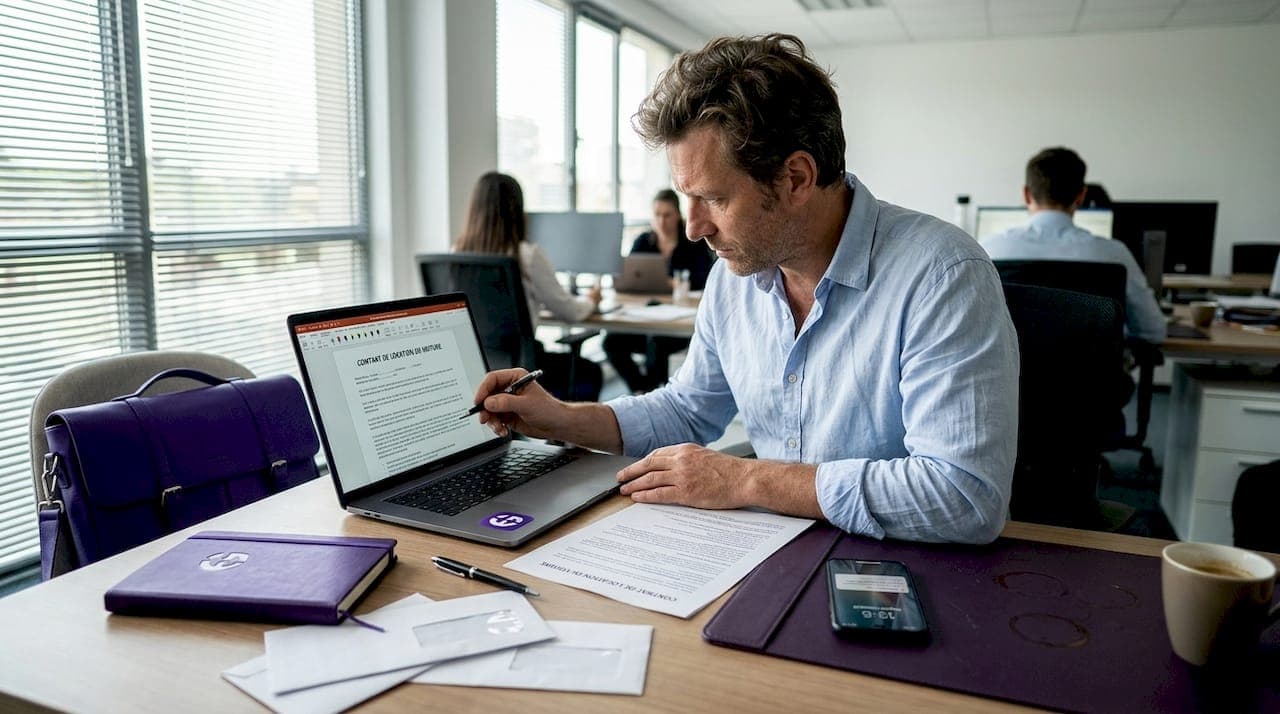 Contrat location voiture PDF : optimiser la gestion pro