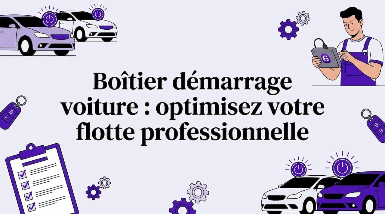 Boîtier démarrage voiture : optimisez votre flotte professionnelle