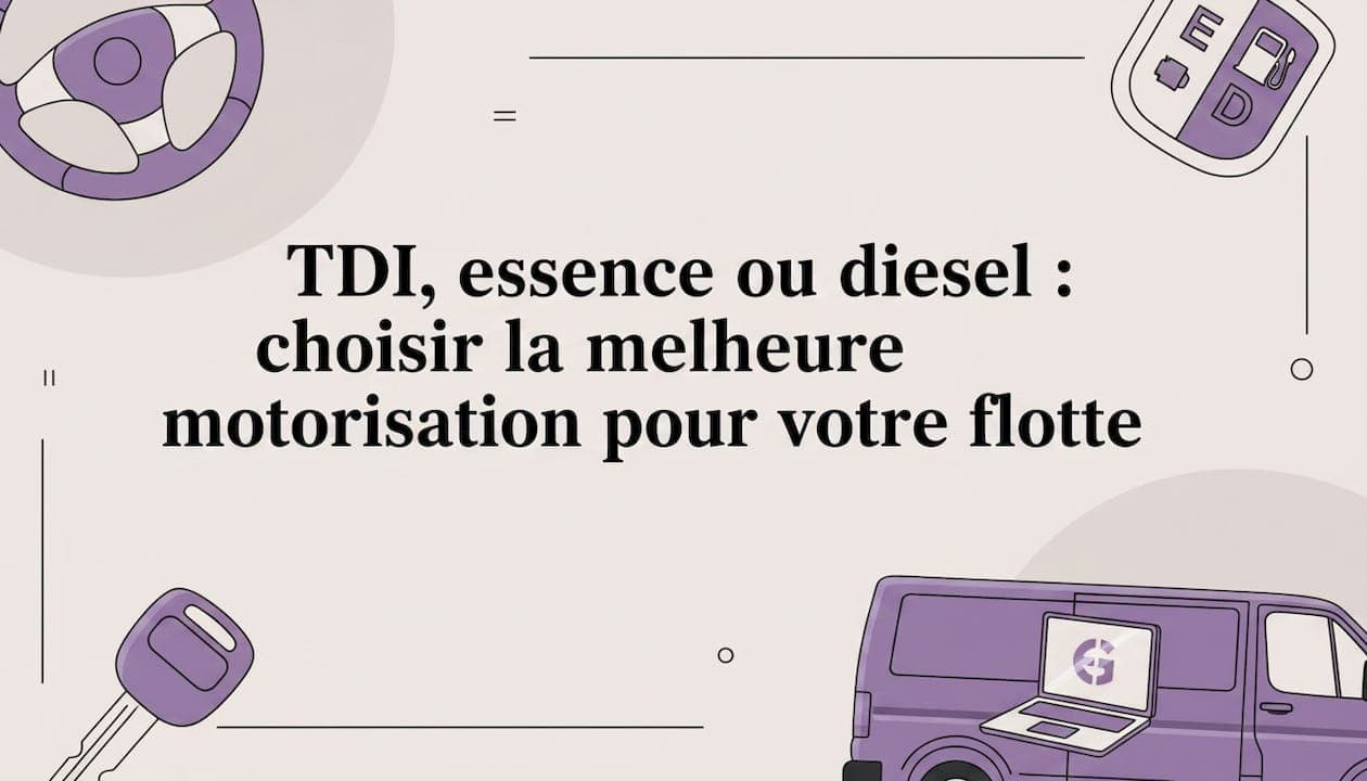 TDI, essence ou diesel : choisir la meilleure motorisation pour votre flotte