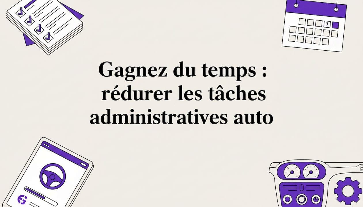 Gagnez du temps : réduire les tâches administratives auto