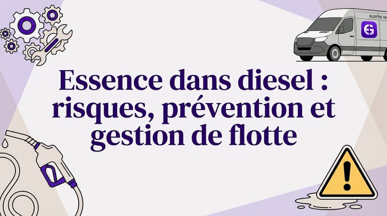 Essence dans diesel : risques, prévention et gestion de flotte